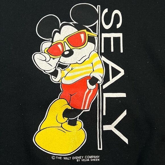 Vintage 80s Mickey Mouse Sealy Crewneck Sweater - Picture 2 of 7